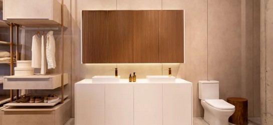 Escolha cores suaves e elementos naturais para criar uma atmosfera relaxante.